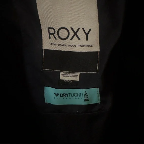 Roxy Jet Ski Snow Jacket - DryFlight 10K - Floral Print - Size S - Picture 4 of 7